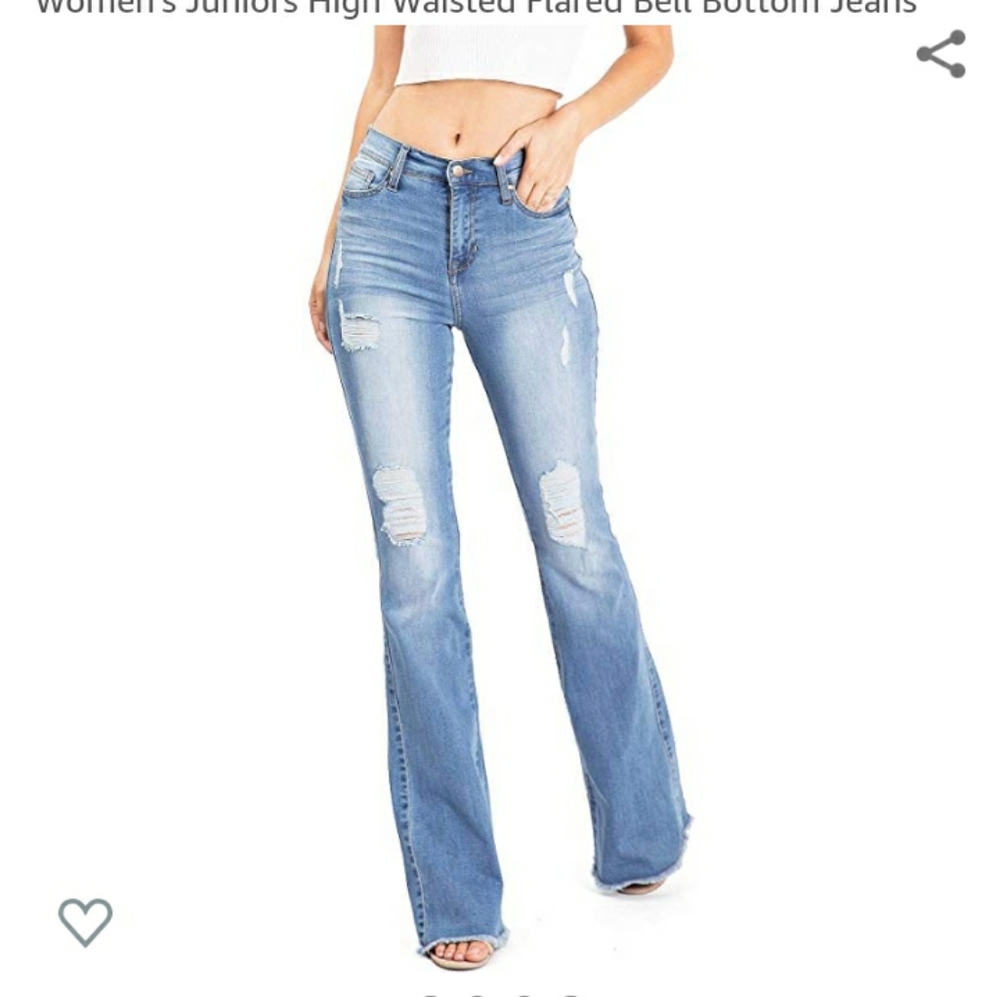 1/25 celebrity pink high waisted flare/bell bottom